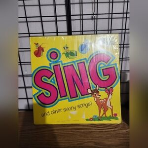 SING AND OTHER SUNNY SONGS! 12" DISNEY ALBUM VINYL LP DISNEYLAND RECORDS 1360